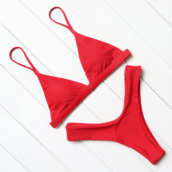 Multi-Colour Figure-Enhancing Two-Piece Swimsuit