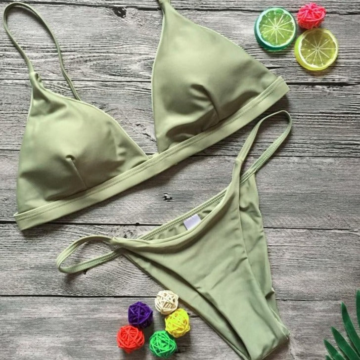 Classic Figure-Enhancing Two-Piece Swimsuit