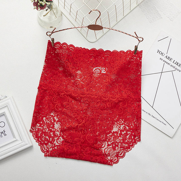 High-Waist Lace Panties