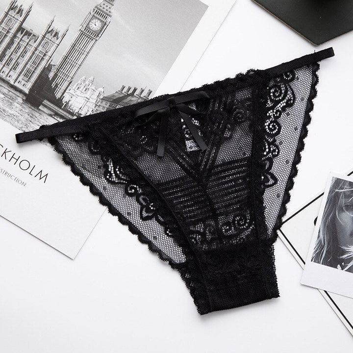 Lace Bow Strap Panties