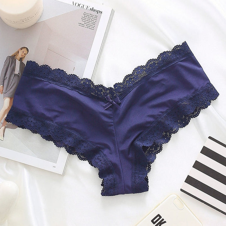 Lace Decorative Tie Panties