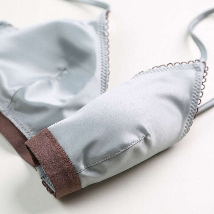 Satin Strap Lingerie Set