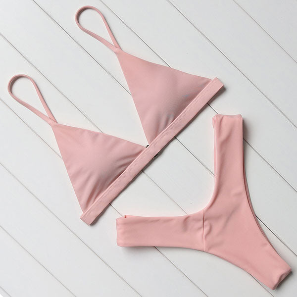 Multi-Colour Figure-Enhancing Two-Piece Swimsuit