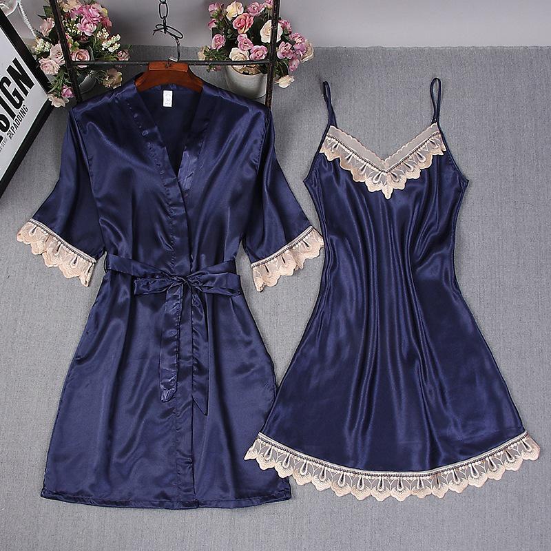 Matching Nightgown and Robe Set