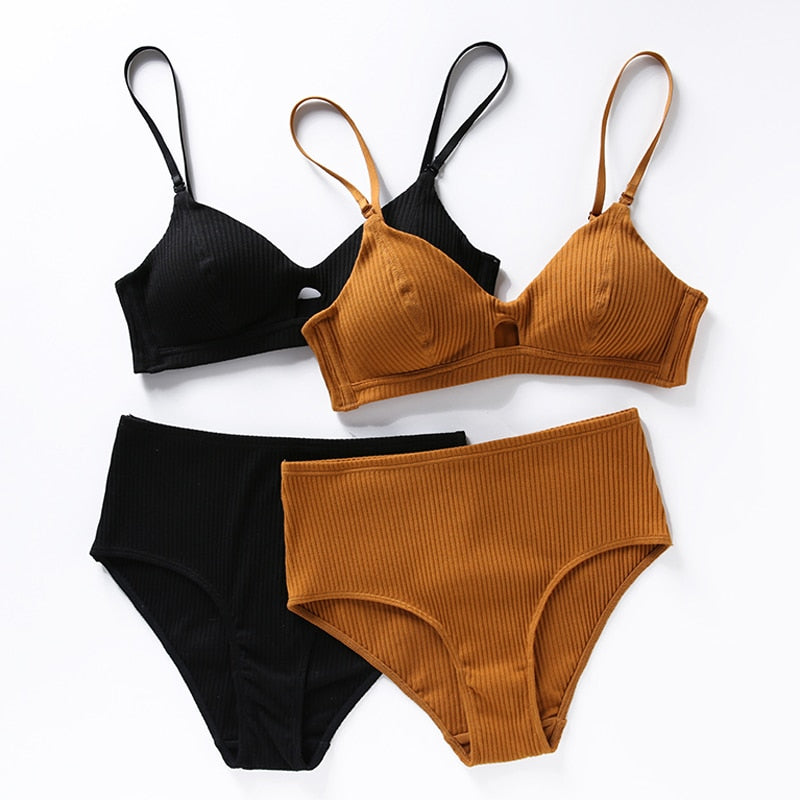 Patterned Comfort Lingerie Set