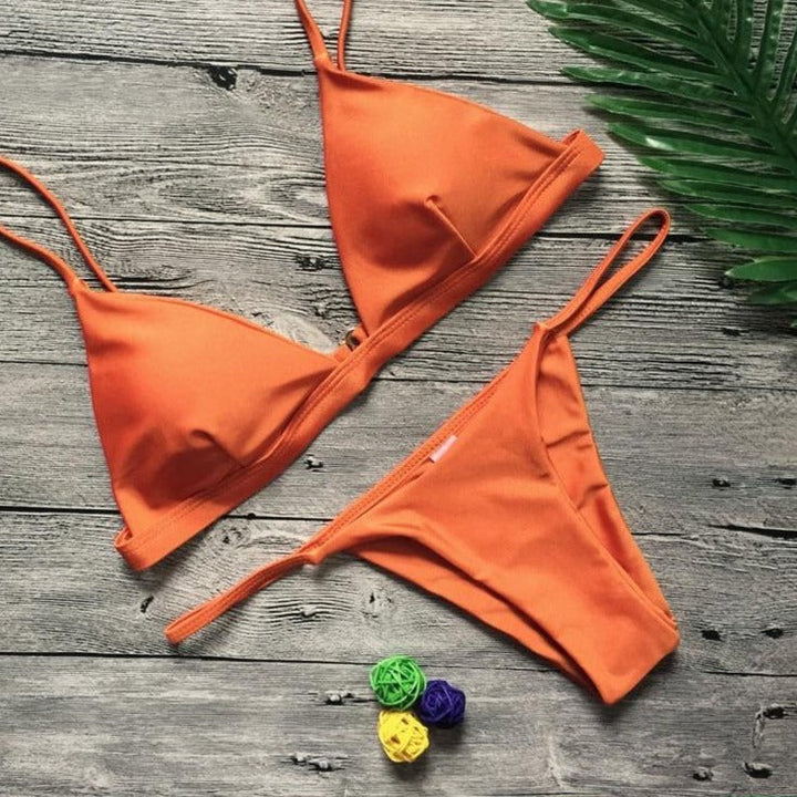 Classic Figure-Enhancing Two-Piece Swimsuit