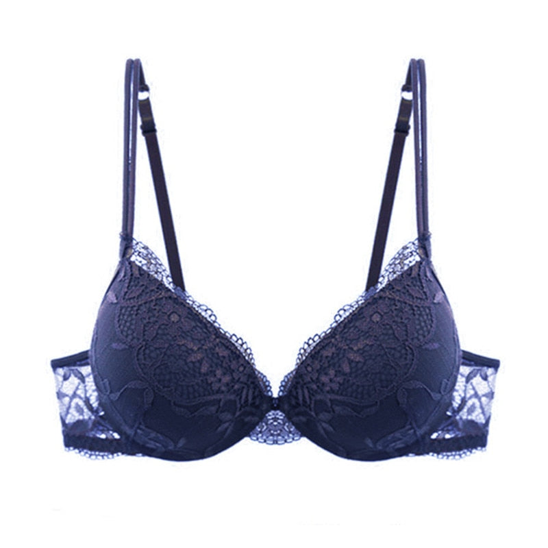 Classic Lace-Trim Adjustable Bra
