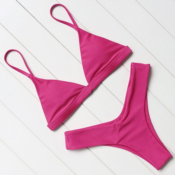 Multi-Colour Figure-Enhancing Two-Piece Swimsuit