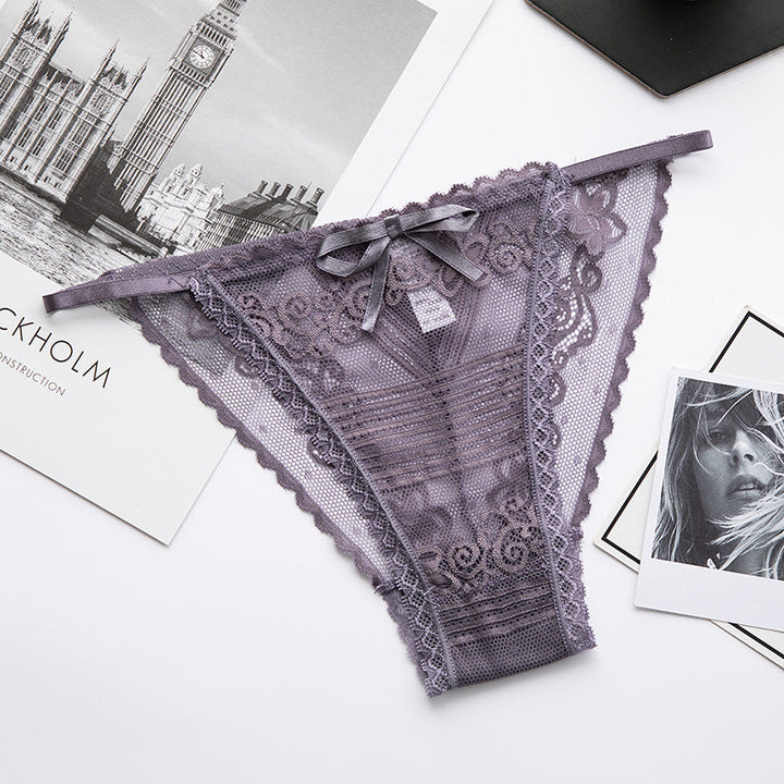 Lace Bow Strap Panties