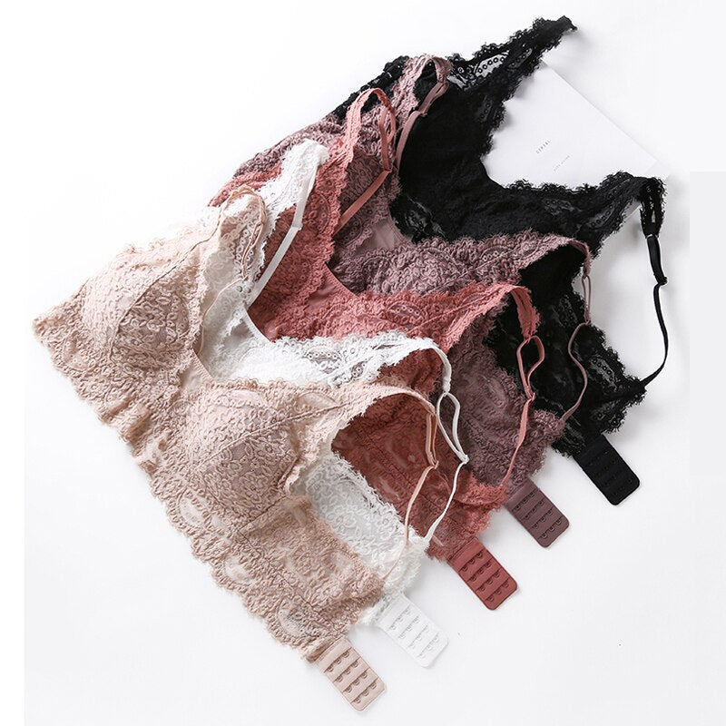 Jacquard Lace Bra and Brief Set
