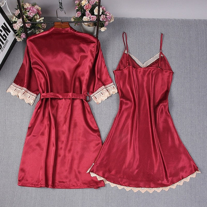 Matching Nightgown and Robe Set