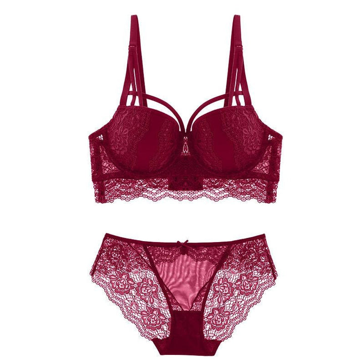 Lace Figure-Enhancing Lingerie Set