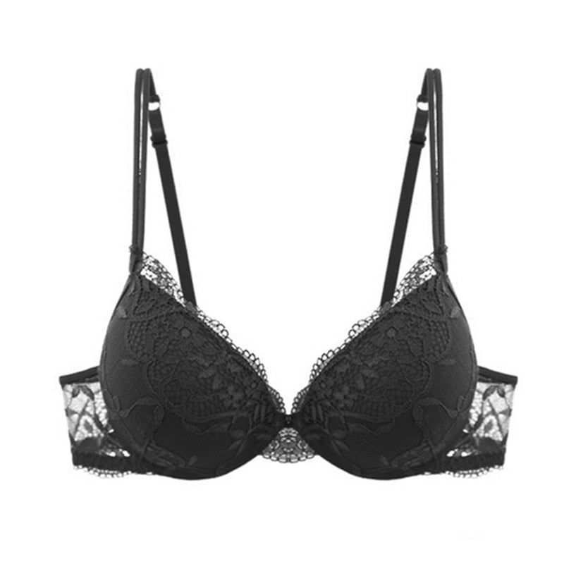 Classic Lace-Trim Adjustable Bra