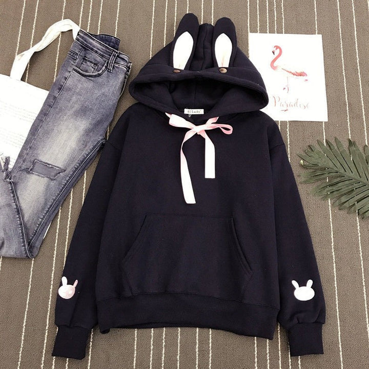 Cotton Relaxed Hooded Sweatshirt