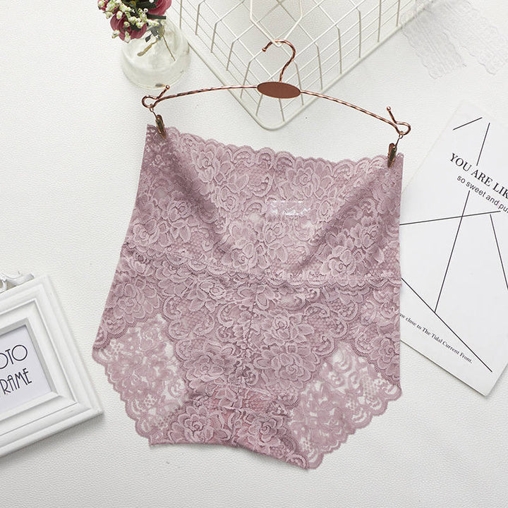 High-Waist Lace Panties