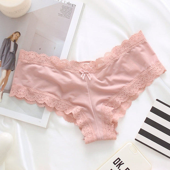 Lace Decorative Tie Panties
