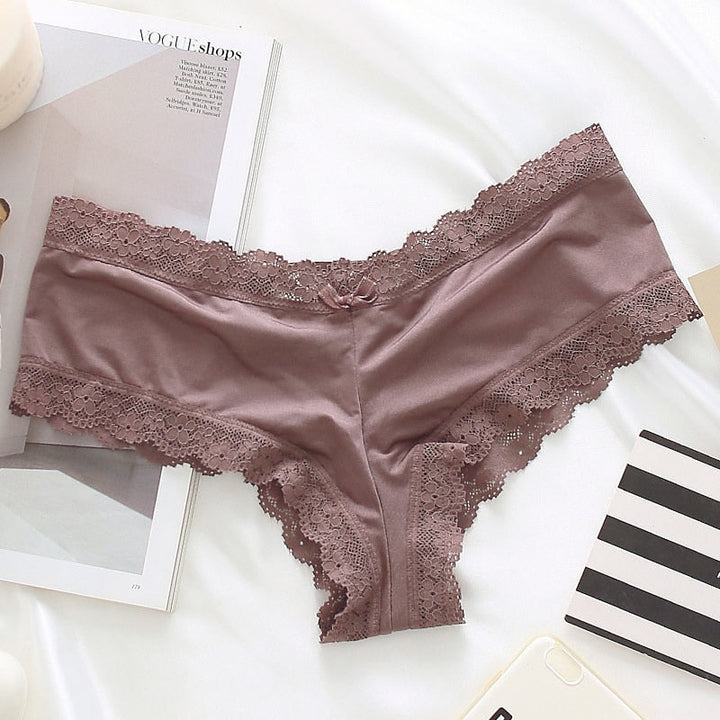 Lace Decorative Tie Panties