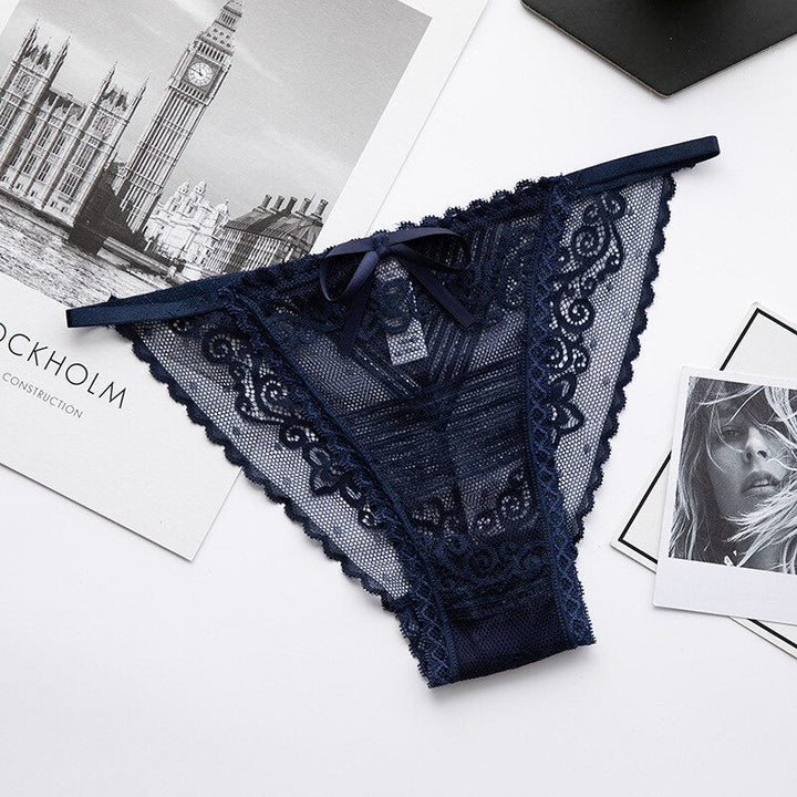 Lace Bow Strap Panties