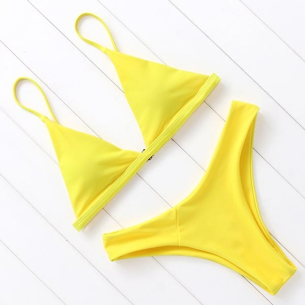 Multi-Colour Figure-Enhancing Two-Piece Swimsuit