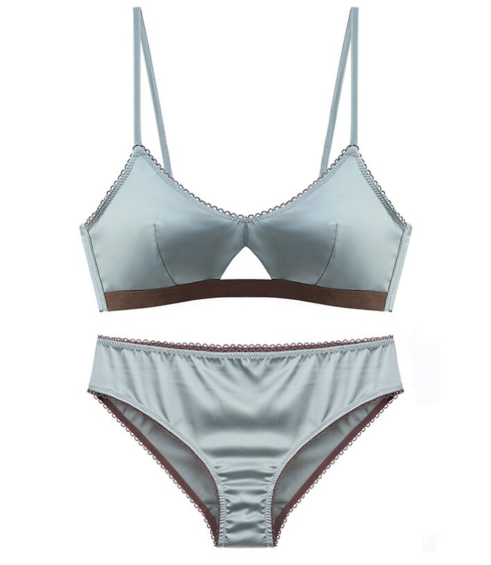 Satin Strap Lingerie Set