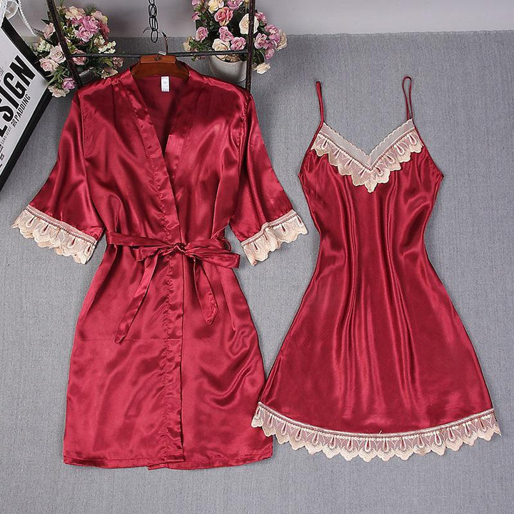 Matching Nightgown and Robe Set