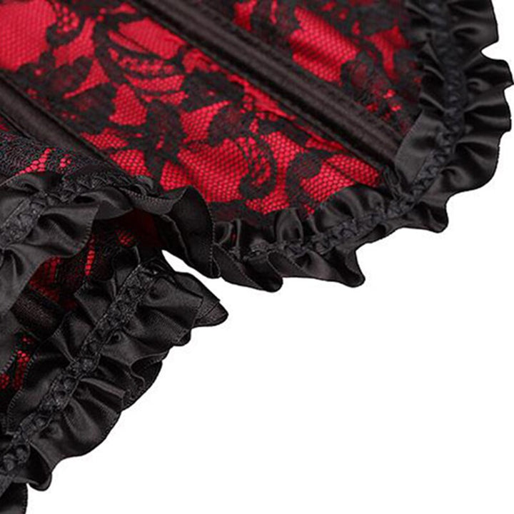Gothic Lace Polyester Figure-Enhancing Corset