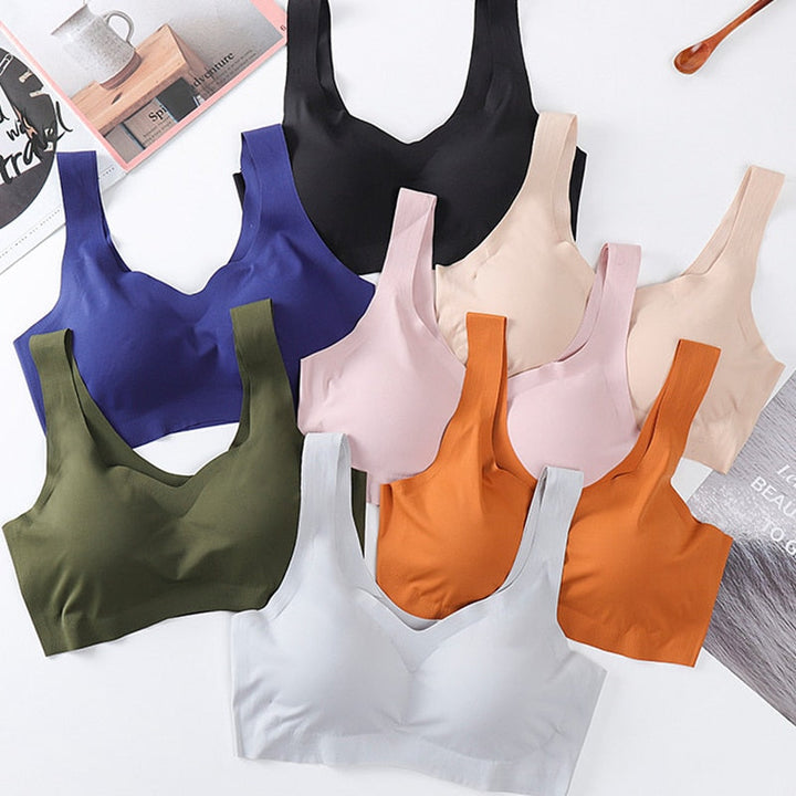Seamless Push-Up Sports Bra