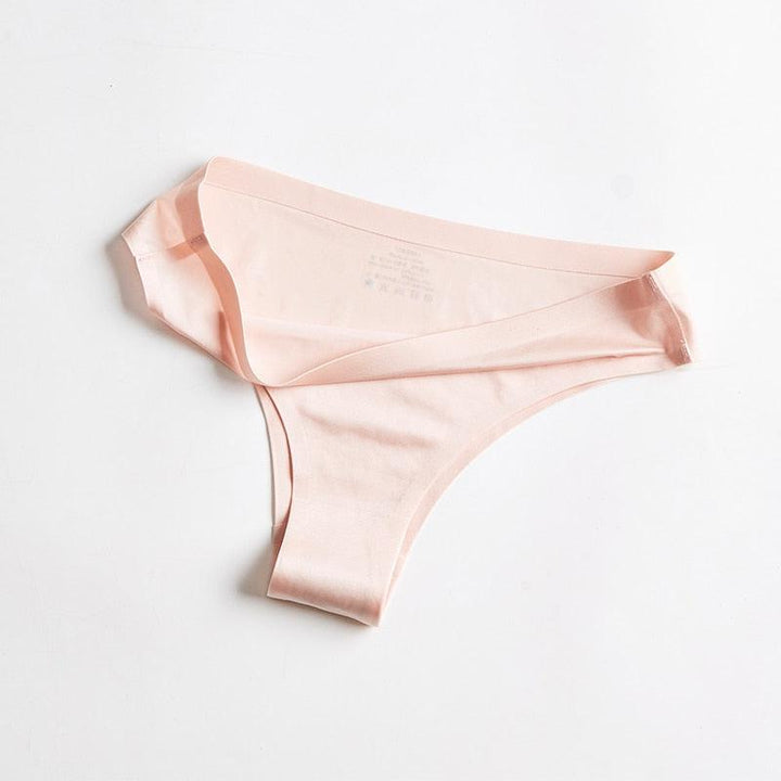 Seamless Stretch-Fabric Sports Briefs