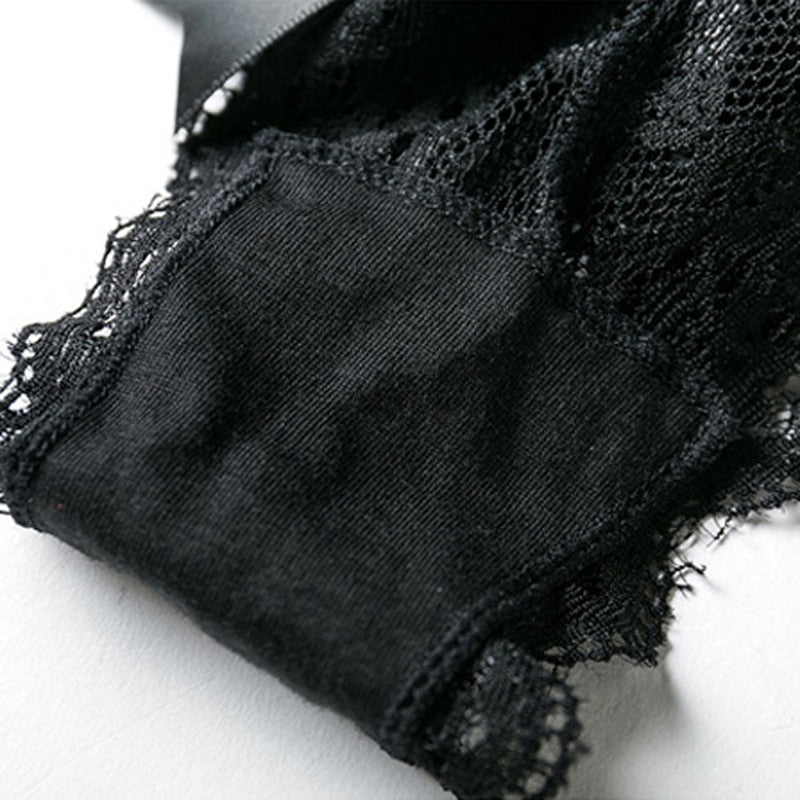 Lace Bow Figure-Enhancing Comfort Panties