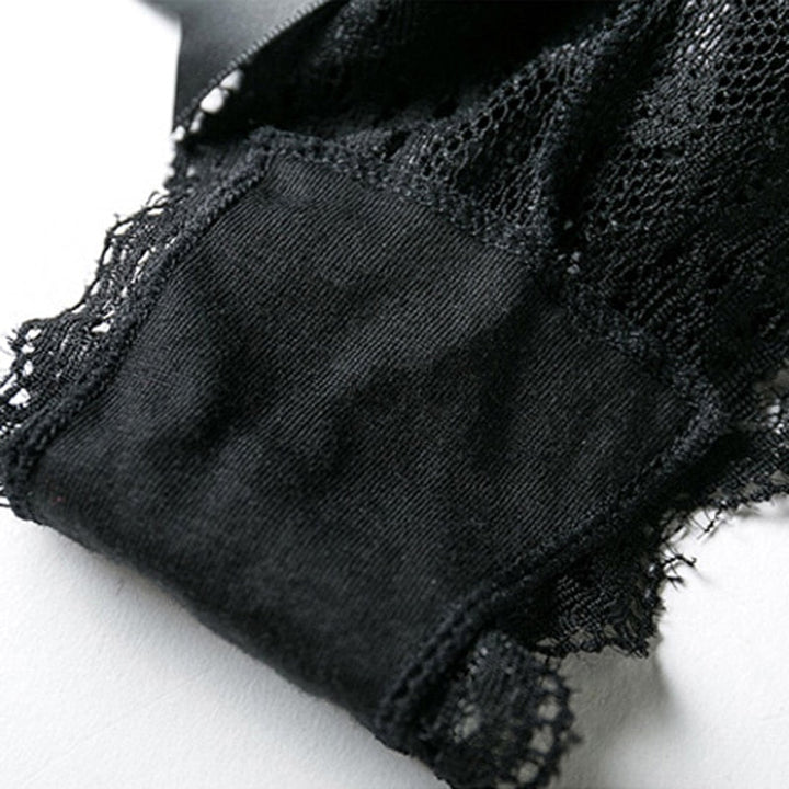 Lace Bow Figure-Enhancing Comfort Panties