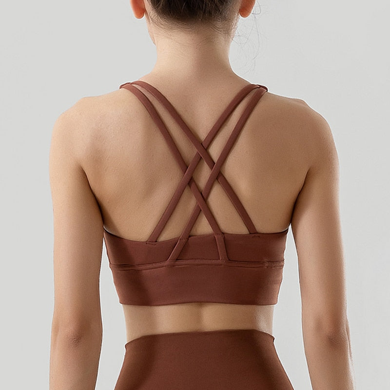 Cross-Back Sports Bra