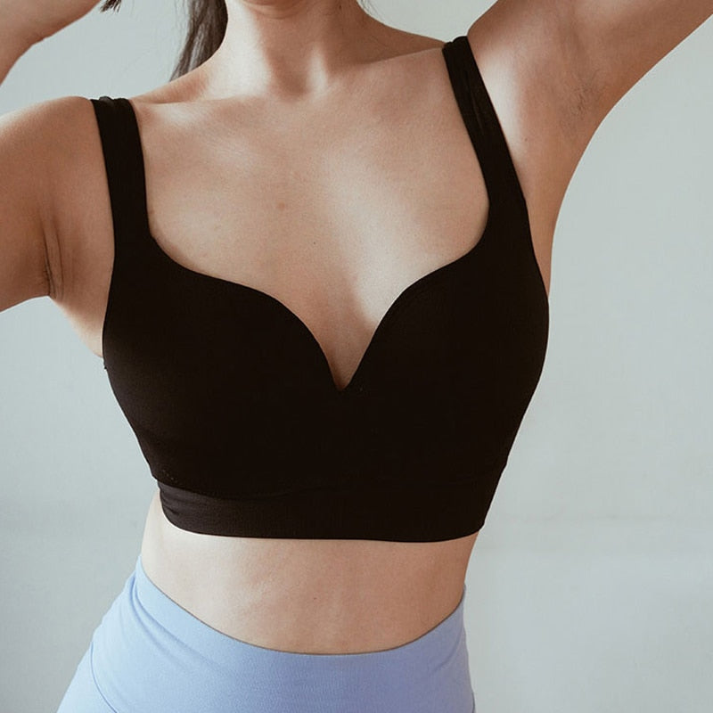Seamless Push-Up Bra Bust-Enhancing