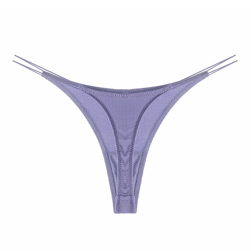 Decorative Strappy Thong Figure-Enhancing