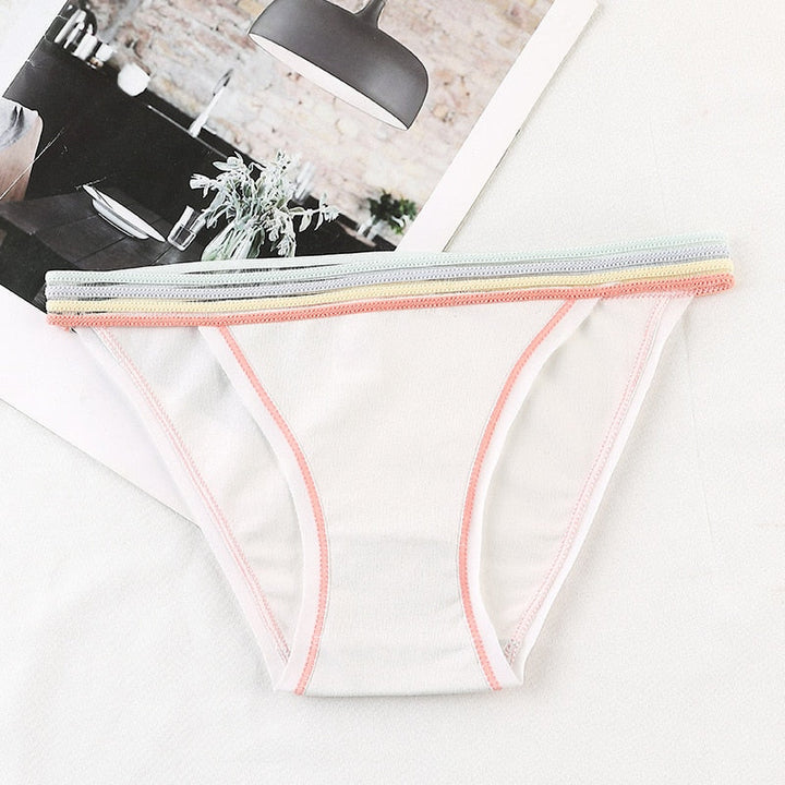 Colourful Waistband Cotton Comfort Brief