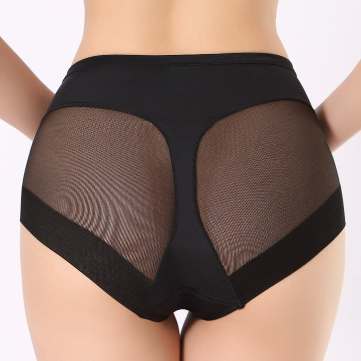 Mesh Shaping High-Waist Briefs