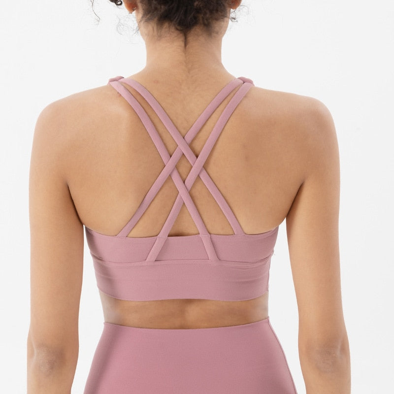 Cross-Back Sports Bra