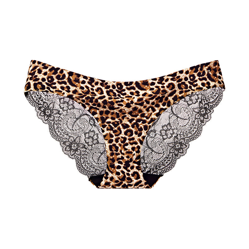 Lace-Trim Patterned Briefs