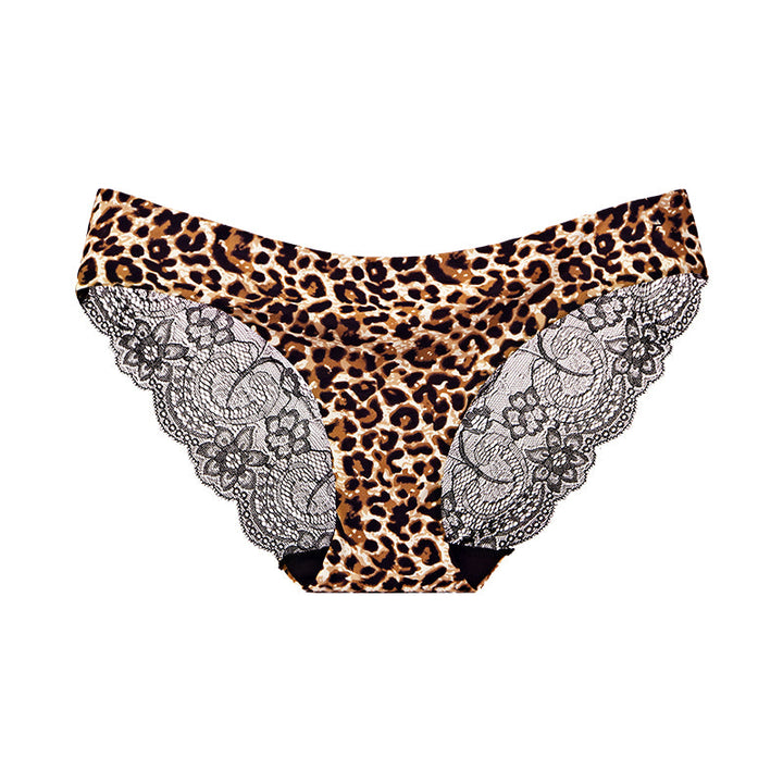 Lace-Trim Patterned Briefs