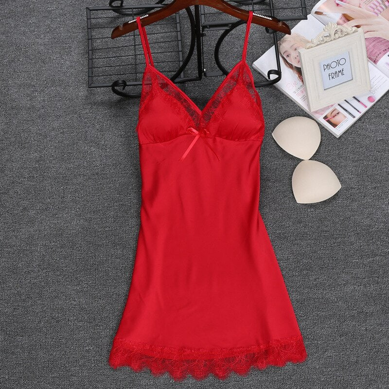 Lace Strap Nightgown