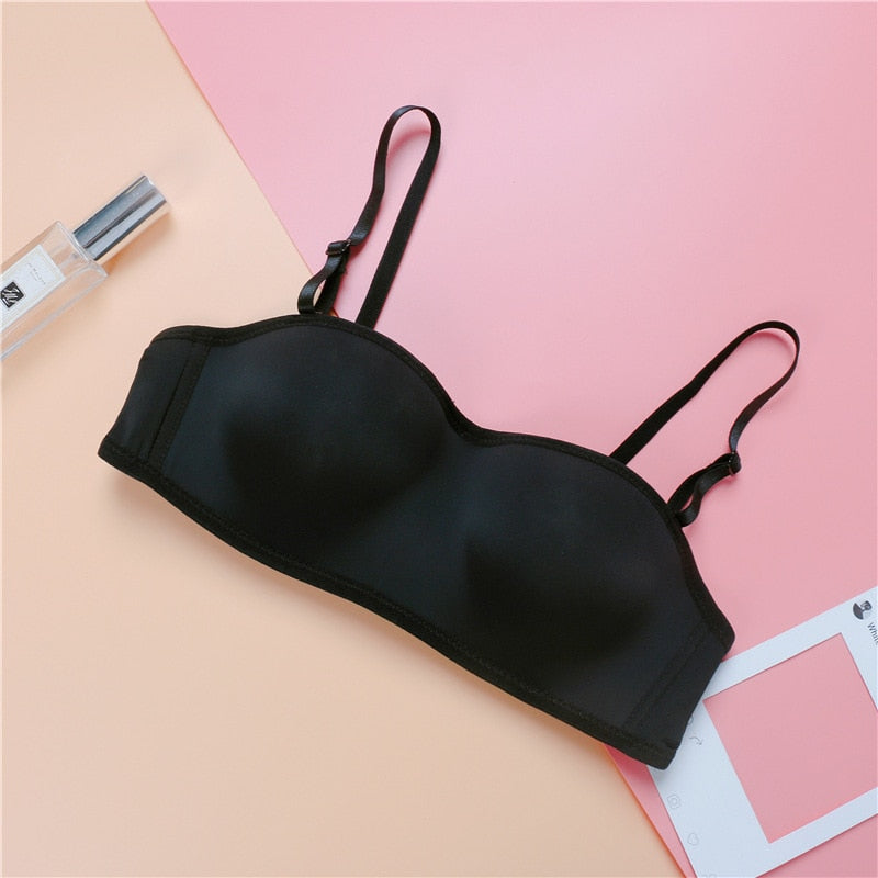 Smooth Detachable-Strap Strapless Bra