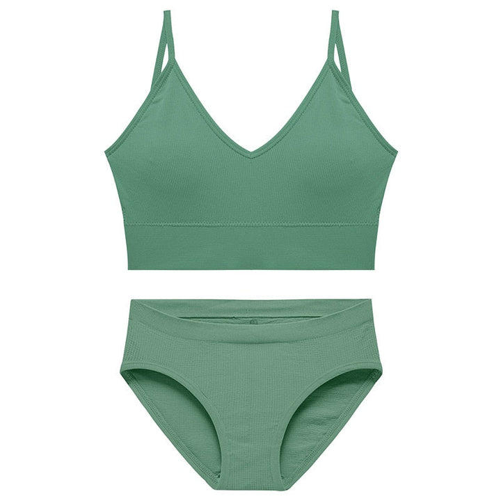 Seamless Breathable Sports Lingerie Set Adjustable