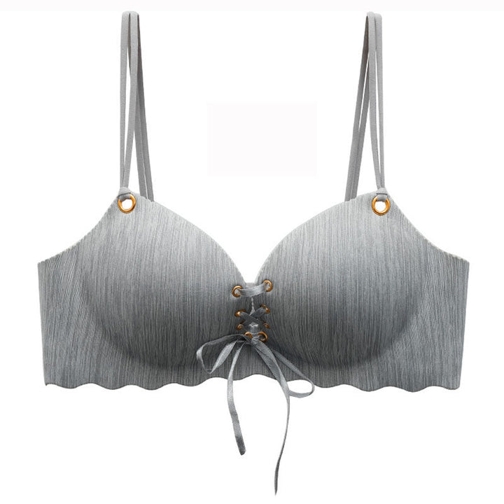 Bardot Bust-Enhancing Decorative Tie Bra