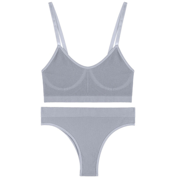 Sports Lingerie Set Polyester Spandex Breathable
