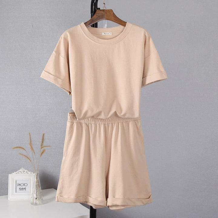 Relaxed Cotton Loungewear Set