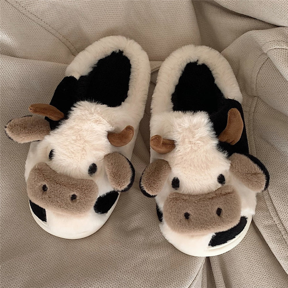 Faux Fur Decorative Women's Slippers