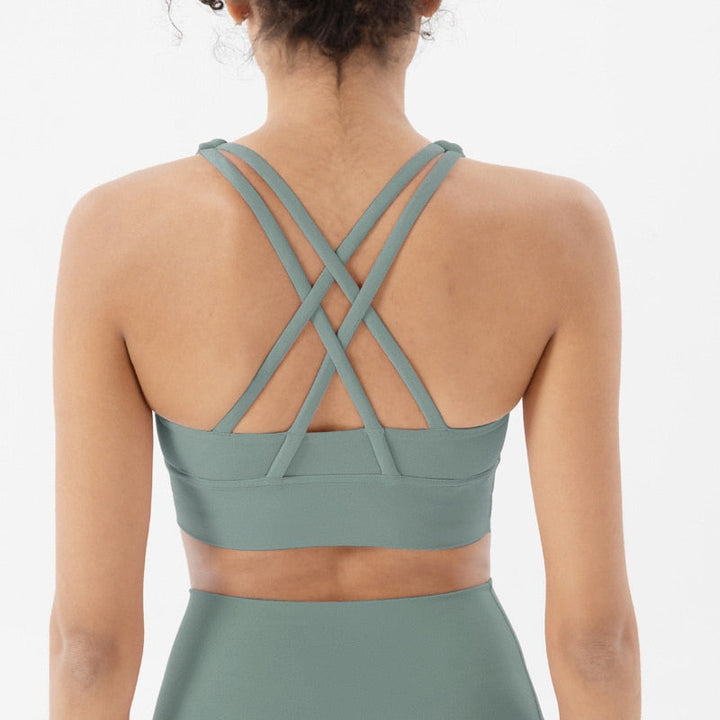 Cross-Back Sports Bra