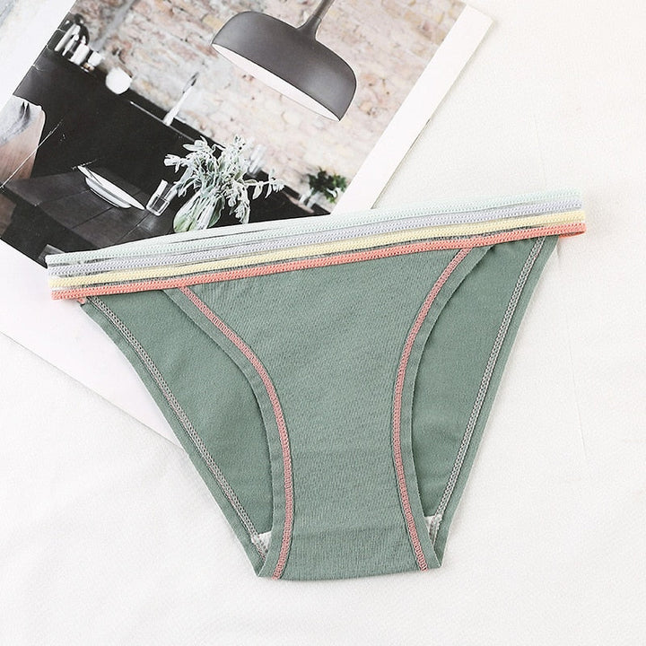 Colourful Waistband Cotton Comfort Brief