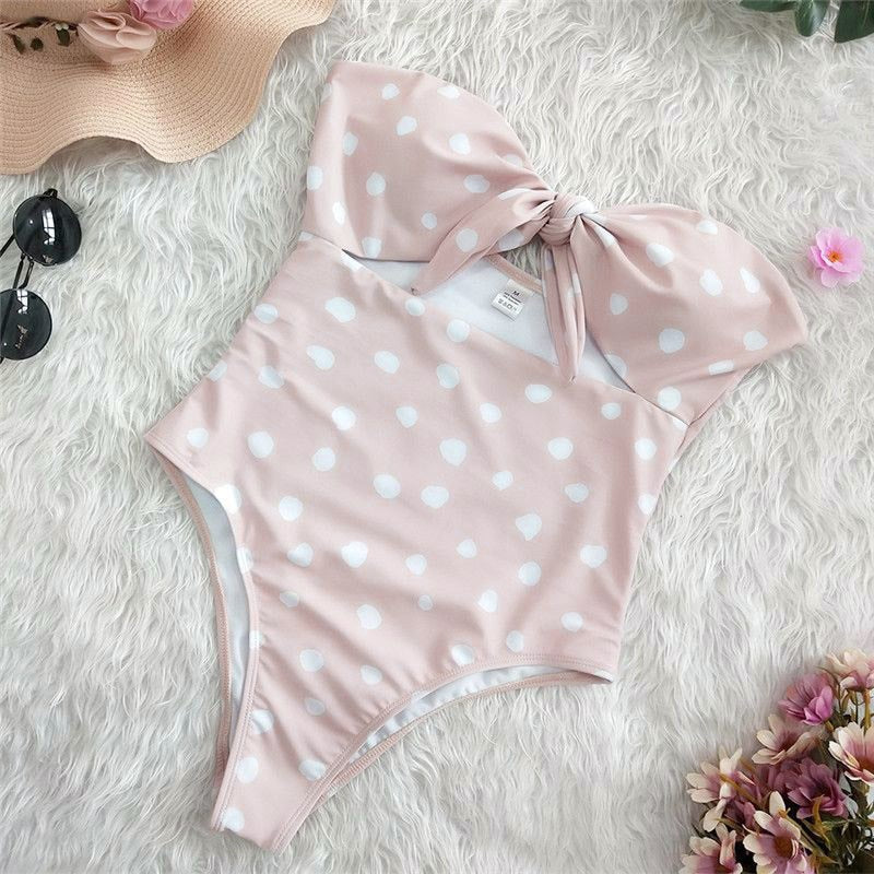 Decorative Bow One-Piece Swimsuit