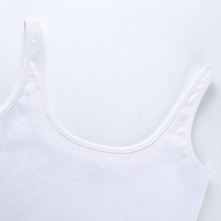 Ribbed Strappy Figure-Enhancing Bodysuit