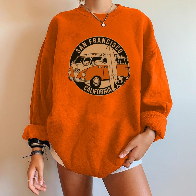 Oversized Relaxed Cotton Sweatshirt